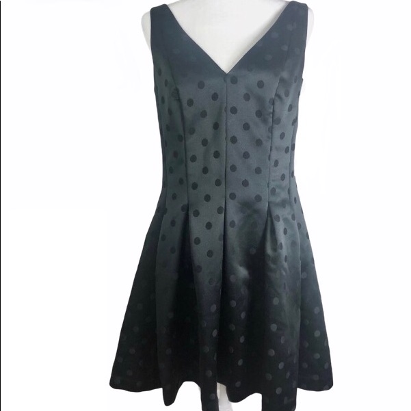 Lauren Ralph Lauren Holiday Dot Pleat Dress